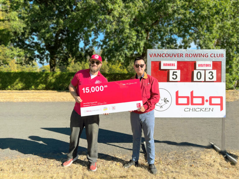[BC]bb.q became sponsor of Vancouver Rowing Club