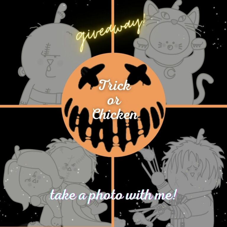 Trick or chicken? take a photo with me